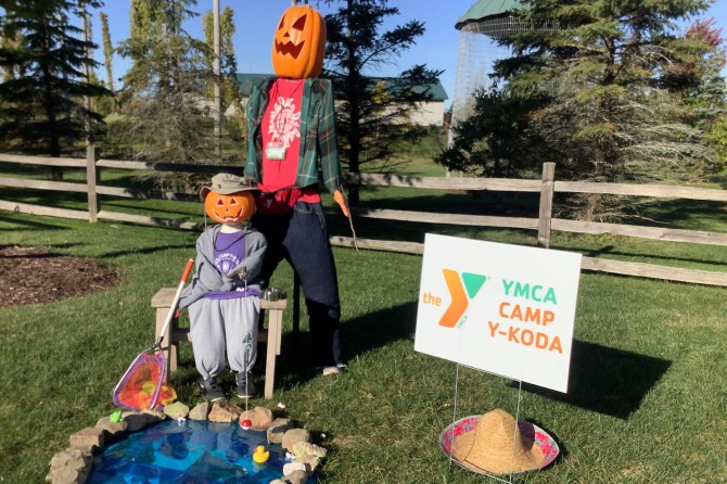 Scarecrow Fest YMCA scarecrow